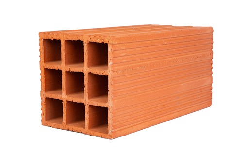 طوب حراري احمر مباني مقاس 20*20*40. 9 فتحات .خليص الخياط
