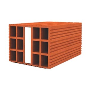 طوب مباني أحمر عازل 20*20*40 (7فتحة)خياط.ر