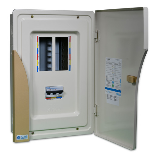 الفنار لوحة توزيع 18 خط 150 أمبير 3 فاز رئيسي دفن داخل الجدار ريسان(52-L18150PF)-وطني